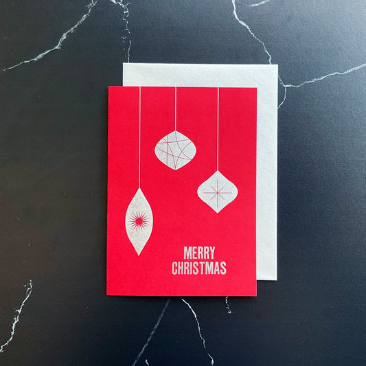 Merry Christmas Letterpress Card